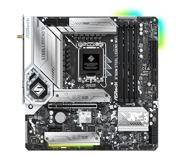 Asrock B760M Steel Legend WiFi | 90 - MXBL70 - A0UAYZ - 4710483941795 - Vektra Computers LLC Asrock B760M Steel Legend WiFi | 90 - MXBL70 - A0UAYZ - 4710483941795 - Vektra Computers LLC